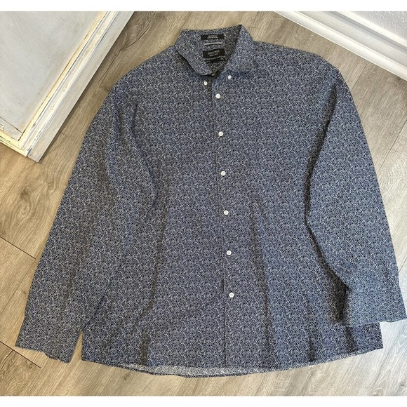 100% Cotton Men’s XXL Nordstrom Button‎ Up Long Sleeve - Picture 1 of 5